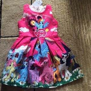 NWT Girls Dress My Little Pony Size 3-4 Pink